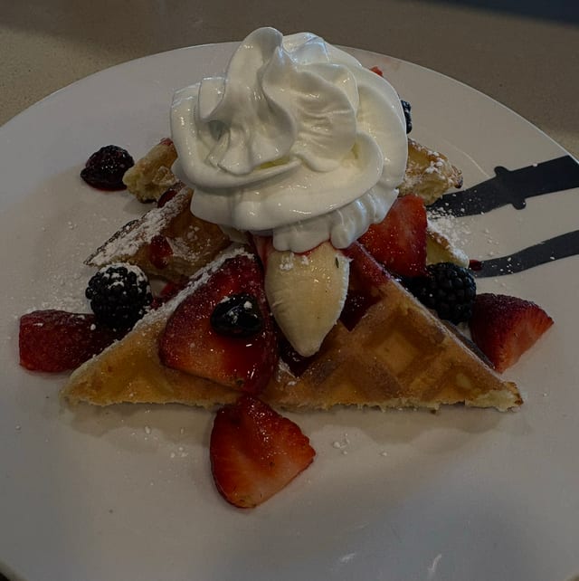 Berry Waffles.